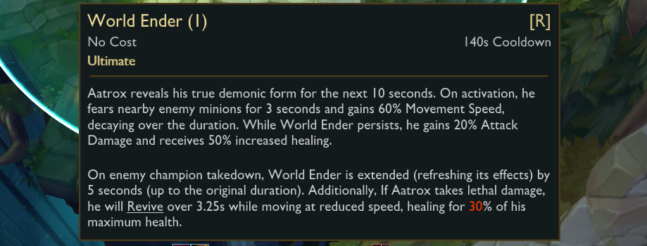 Surrender at 20: Aatrox: World Ender