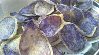 chips di patate viola