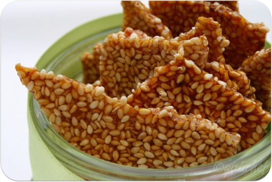 Sesame Seed Toffee Snaps <i>(...or brittle for short)</i>