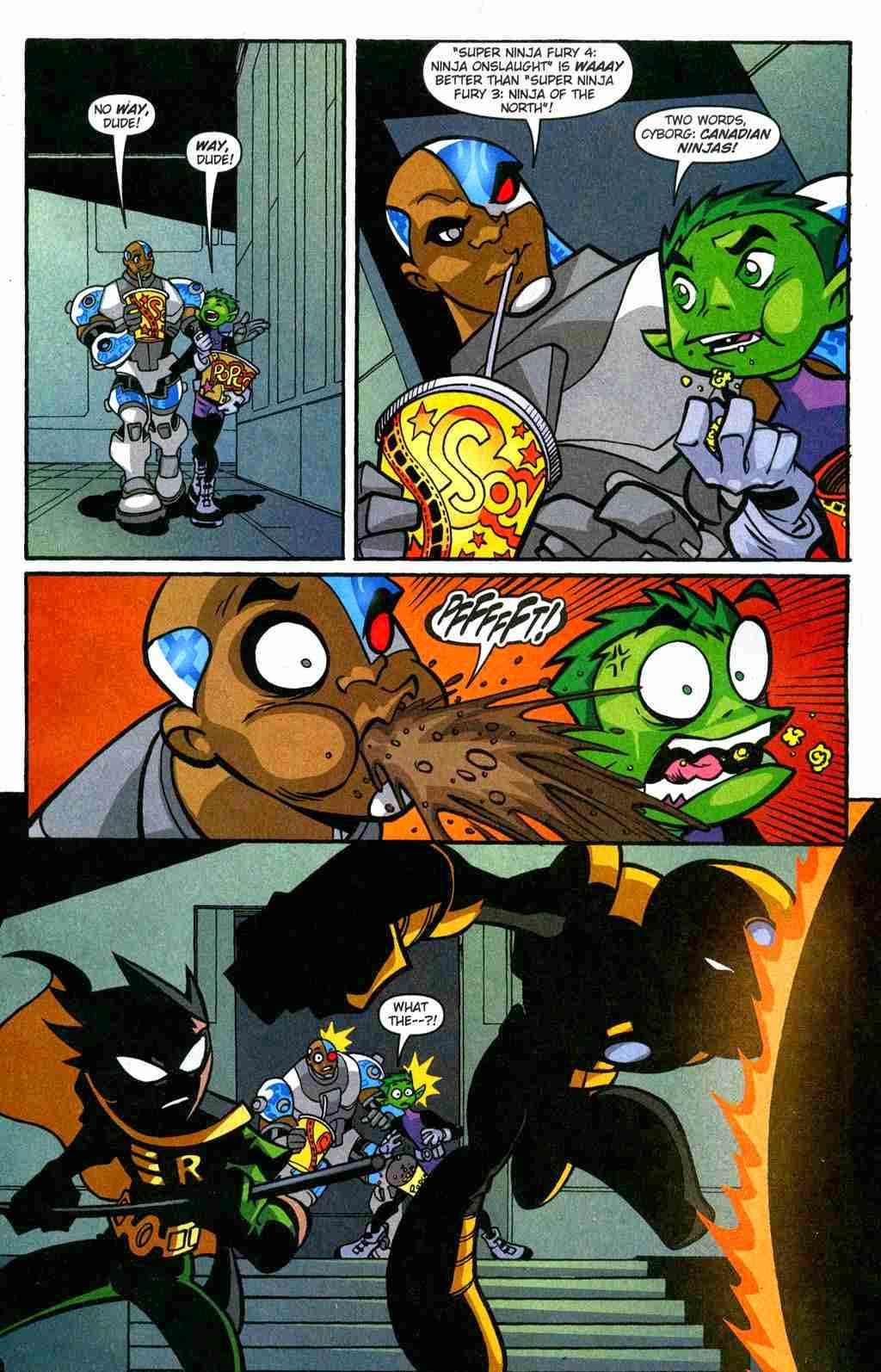 Teen Titans Go Comic Book Series Teen Titans Go Issue 31 Night Time