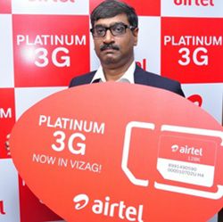 Vijayawada and Visakhapatnam Airtel Customers will get Highspeed Broadband Platinum 3G services