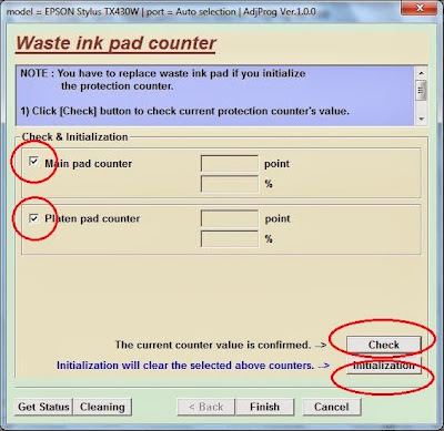 wasted ink pad counter