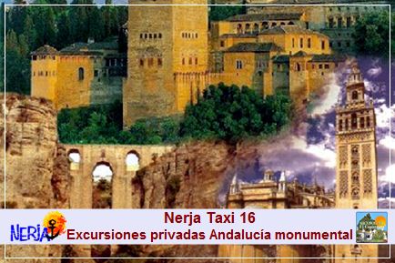 Nerja taxi 16 - A su disposición excursiones privadas en taxi, para que usted pueda conocer la Andalucía monumental a su aire