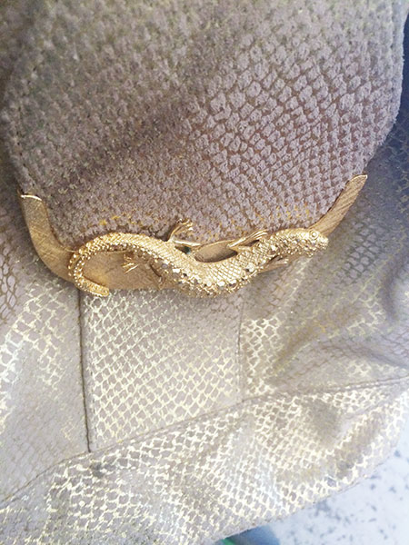 vintage snake skin purse