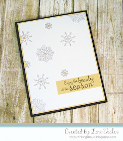 Enjoy the Beauty of the Season card-designed by Lori Tecler/Inking Aloud-stamps from Lil' Inker Designs