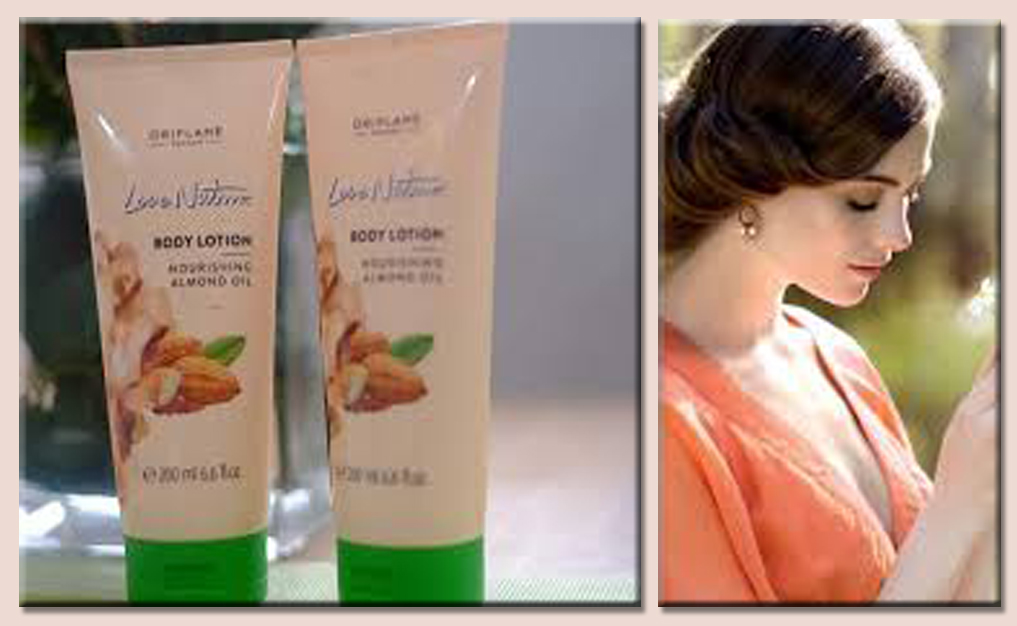 ORIFLAME Love Nature Body lotion Nourishing Almond Oil Garda Remaja