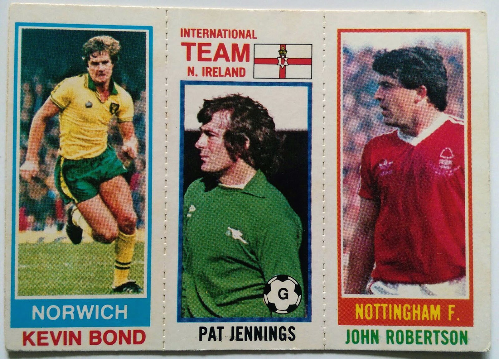 Mini-posters Foot Topps 1980 – Choix Multiple – Angleterre – État Vintage