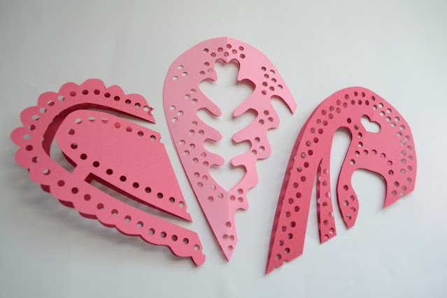 DIY Heart Doilies - a fun valentine craft for big kids - Blue Susan Makes