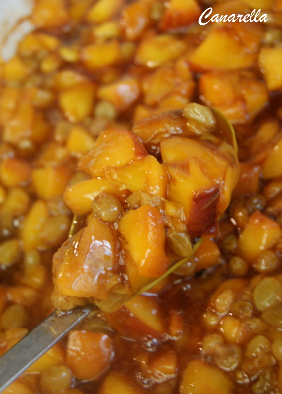 Canarella Brandy Soaked Nectarine Compote