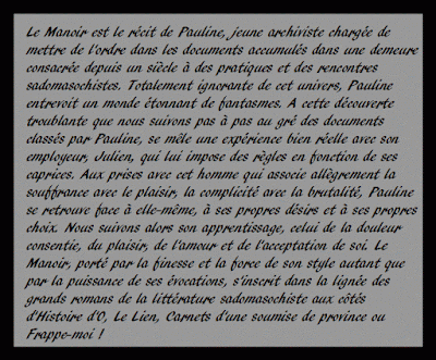 manoir tome d'Emma Cavalier