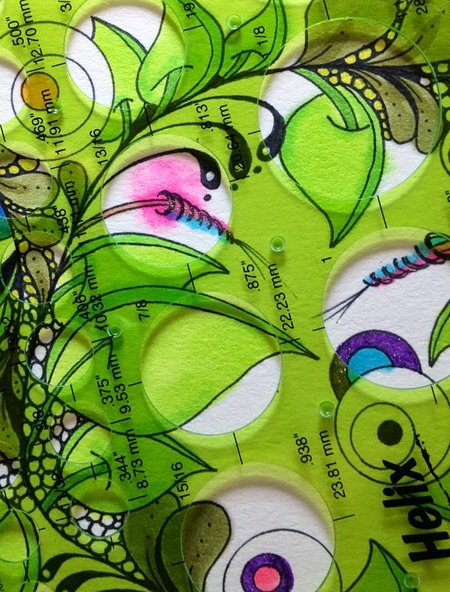 Alice Hendon, The Creator's Leaf, www.thecreatorsleaf.com, #tutorial #zentangle #copic