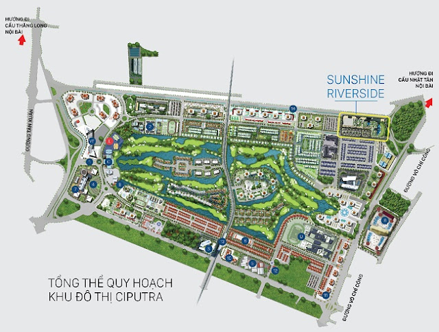 Quy hoạch Chung cư Sunshine Riverside Nam Thăng Long Quy hoạch Chung cư Sunshine Riverside Nam Thăng Long