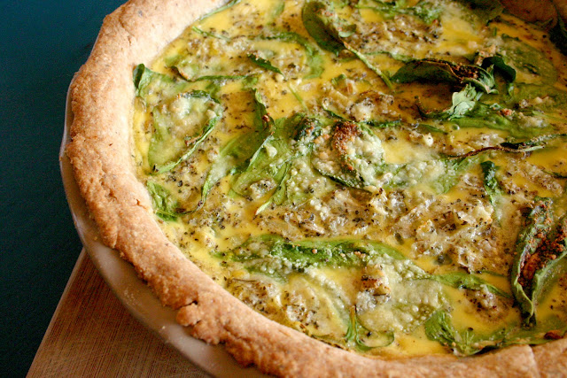 Sweet Lavender Bake Shoppe: recipe: ham + spinach quiche with whole ...
