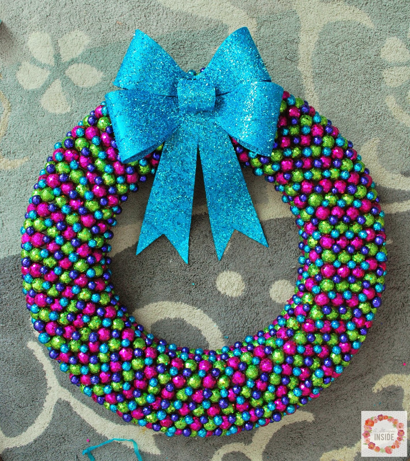 Glitter Ball Wreath