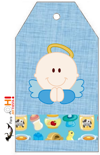 Angel para Niños: Imprimibles Gratis para Fiestas. Para marcapáginas de Angel para Niños.