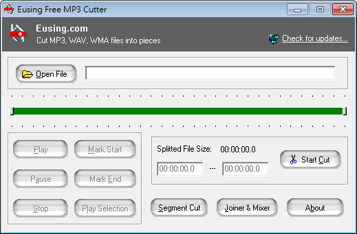MP3 剪輯軟體推薦：Eusing Free MP3 Cutter Portable 免安裝版下載