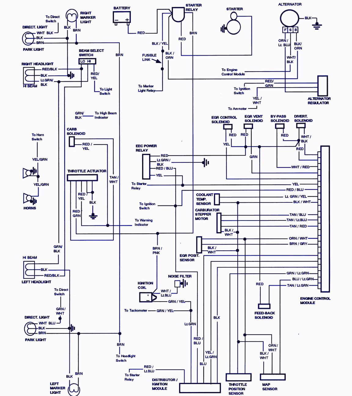 1967 Ford pickup wiring diagram