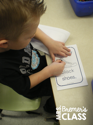 Color Words activities for Kindergarten and First Grade- perfect as literacy centers!