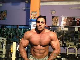 Varinder Singh Ghuman in gym after workout