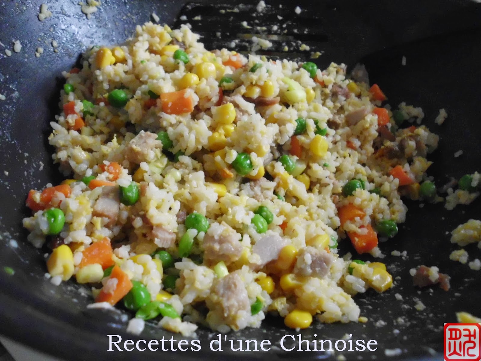 Recette Riz cantonnais (facile, rapide), Recette