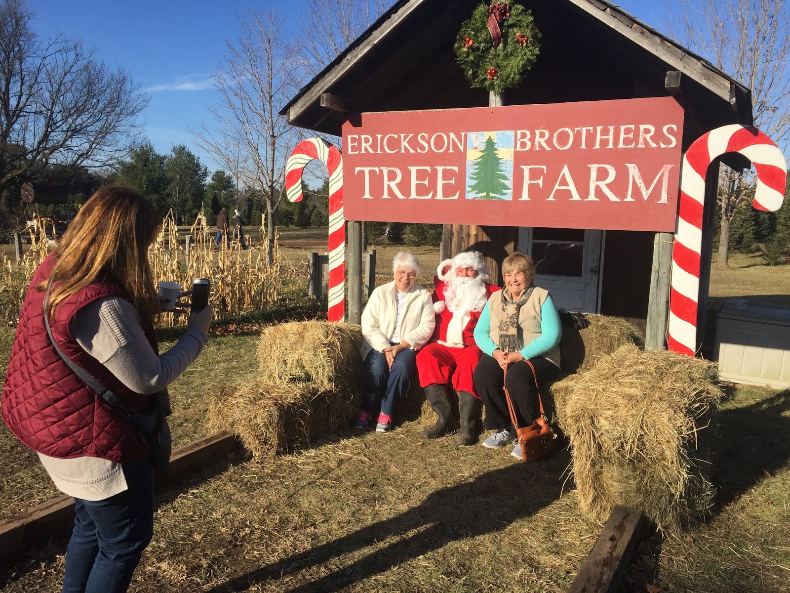 Erickson Bros Tree Farm Santa is coming to Erickson Bros Saturday, Dec