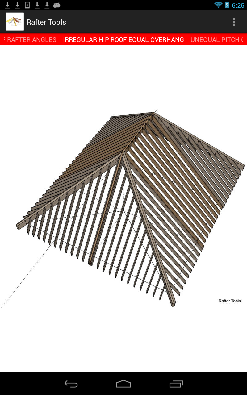 Roof Framing Geometry: Rafter Tools for Android Version 2.57