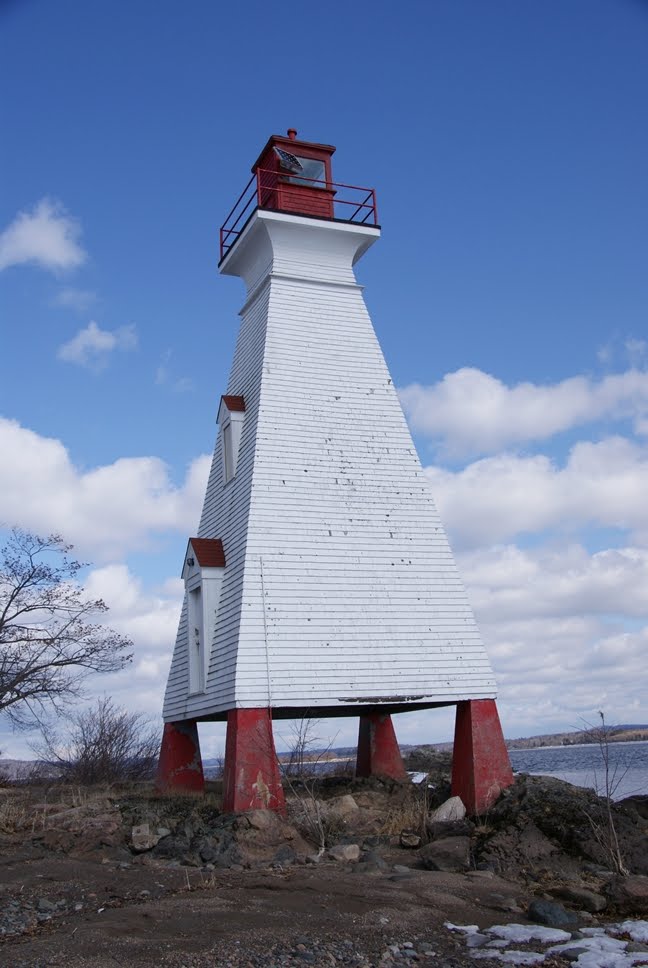 Neal's Lighthouse Blog: Oak Point Lighthouse, Greenwich, New Brunswick