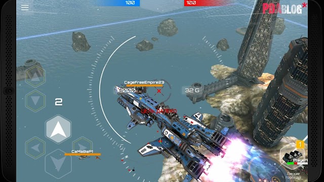 لعبة المقاتلات الحربية Planet Commander Online للأندرويد - تحميل مباشر