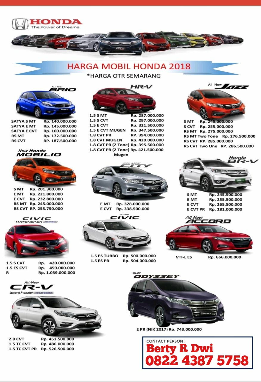 Harga Honda Jazz Terbaru Semarang Pelekmodif