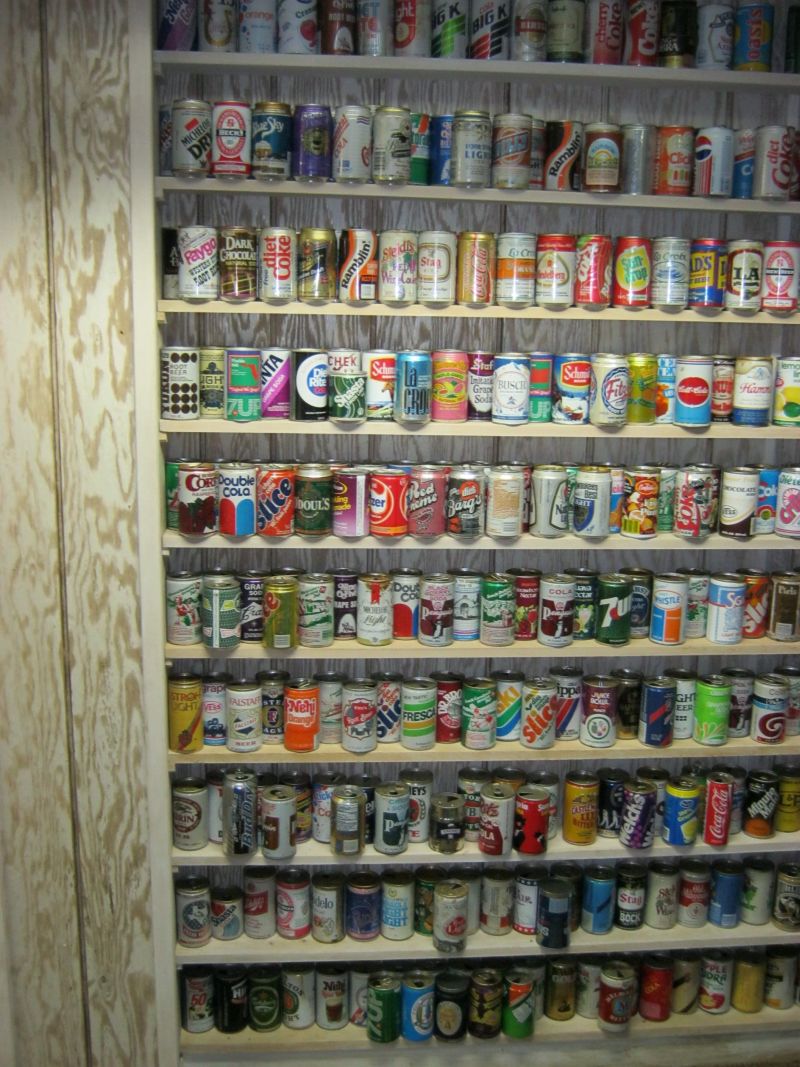 Soda Can Collection Don't to Check Craigslist