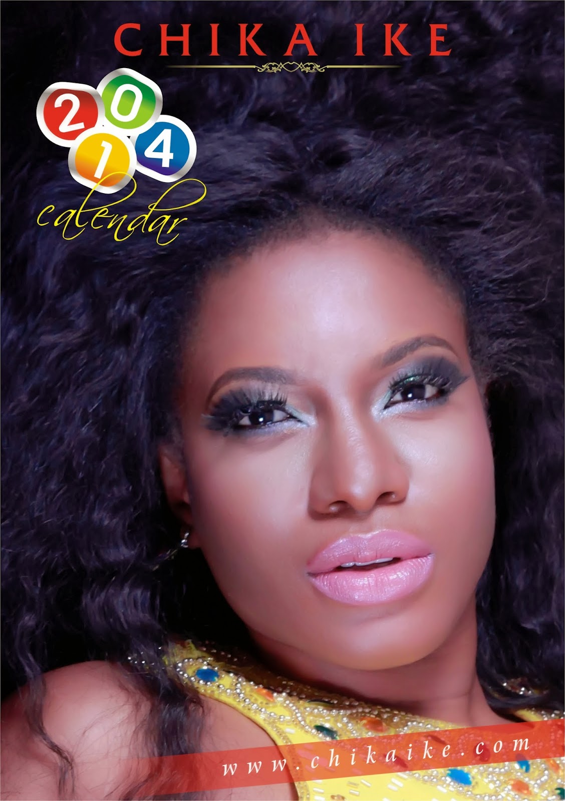 Nollywood by Mindspace: CHECK OUT CHIKA IKE'S 2014 CALENDAR