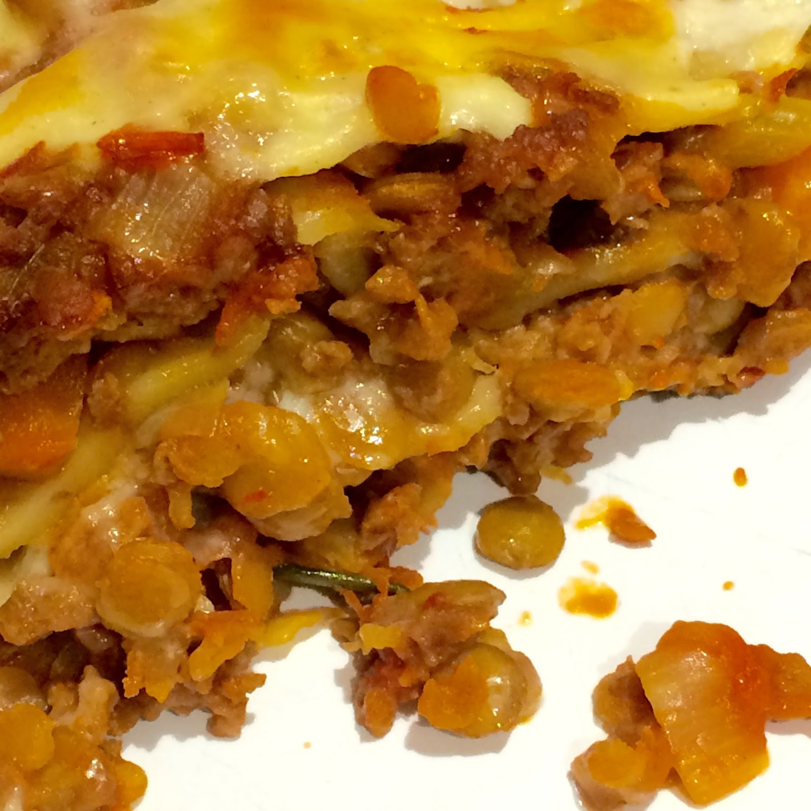Vegetarian Two Lentil Lasagne