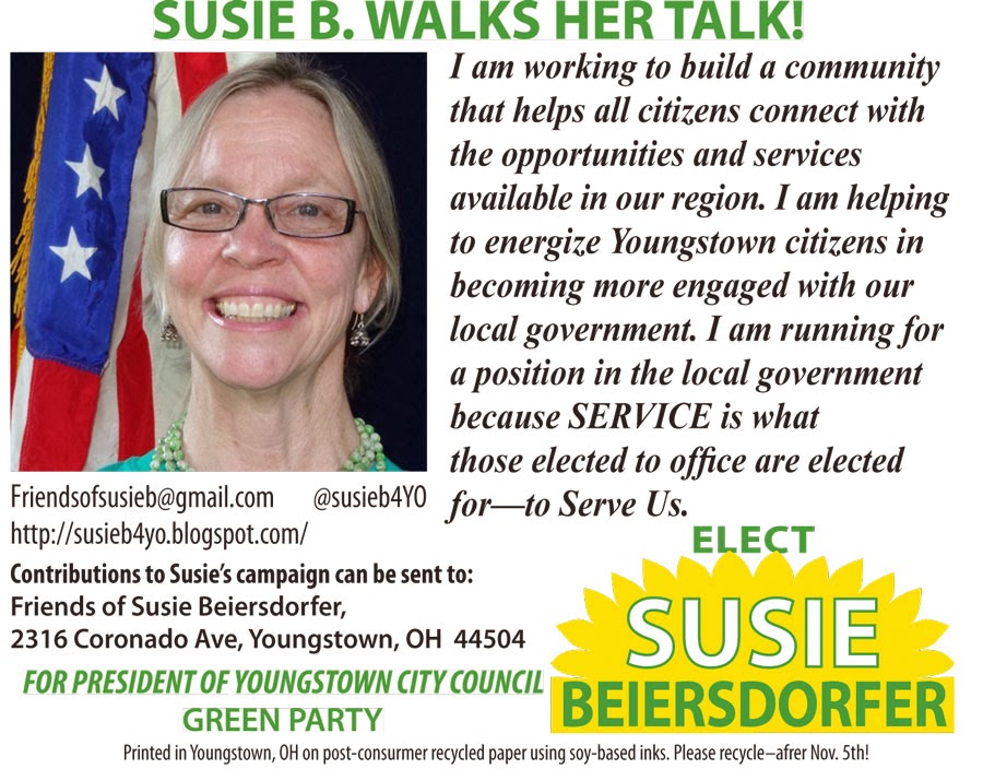 SUSIE B WALKS HER TALK!