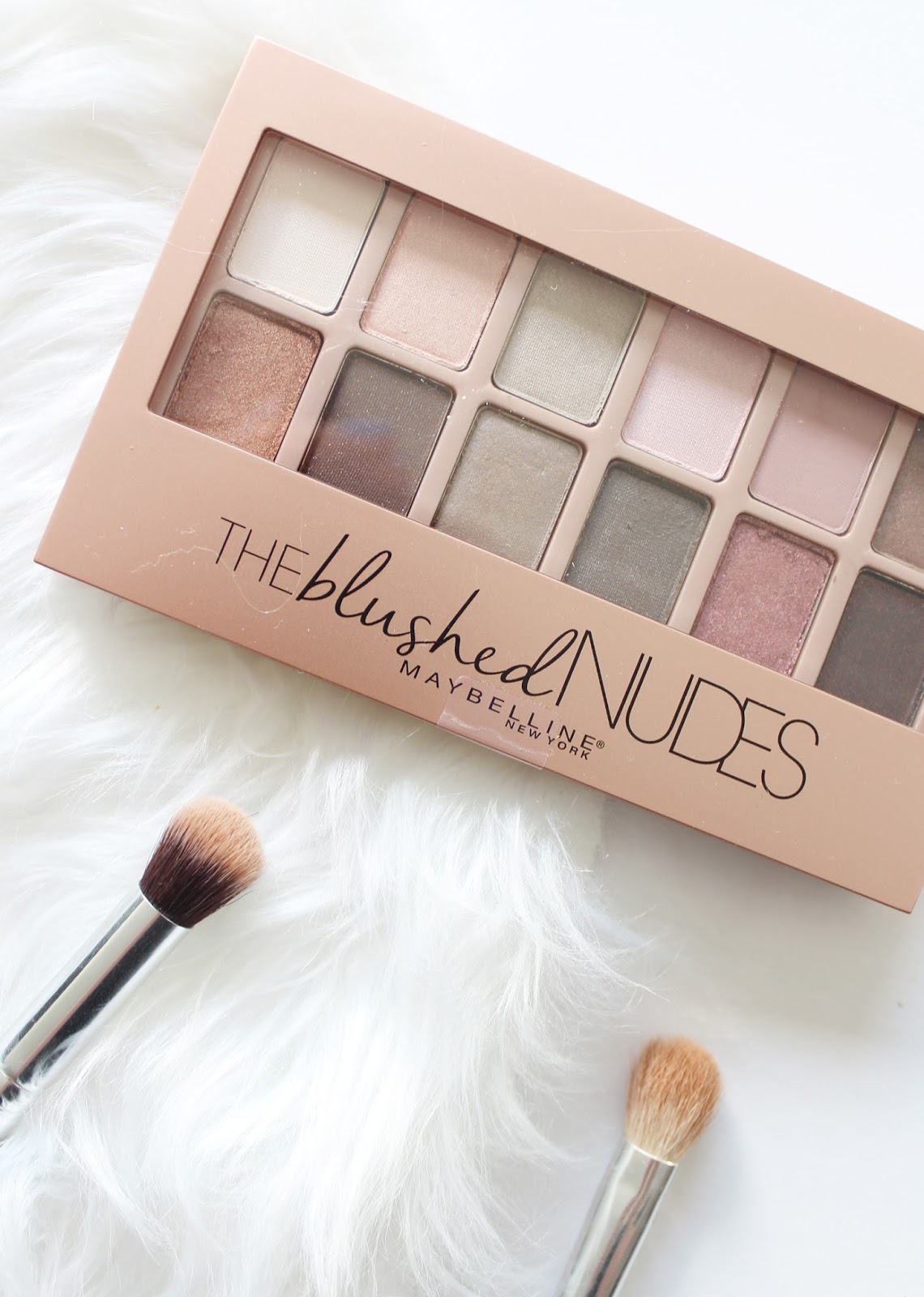 MAYBELLINE | The Blushed Nudes Eyeshadow Palette - Review + Swatches - CassandraMyee