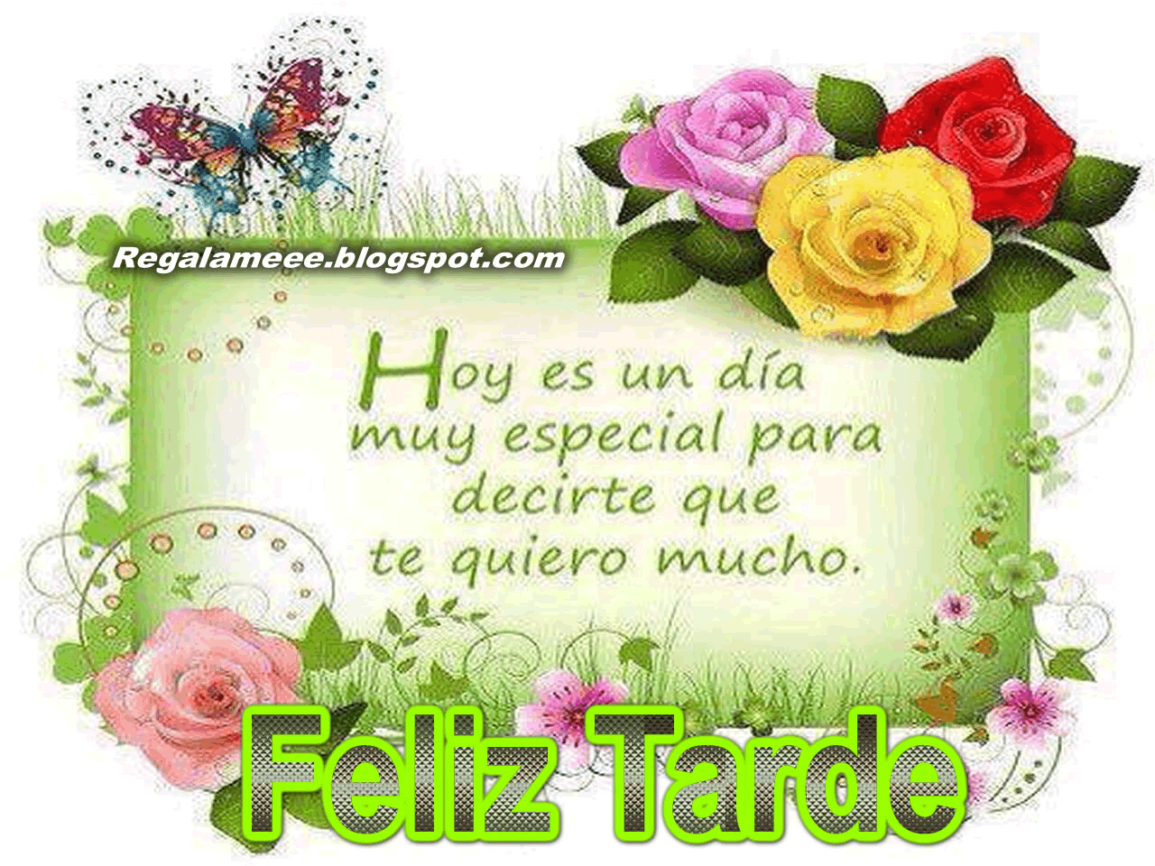 Buenas tardes Maravillosas tarjetas y postales gratis para BESITOS y BENDICIONES para TI con todo mi AMOR BUENAS TARDES
