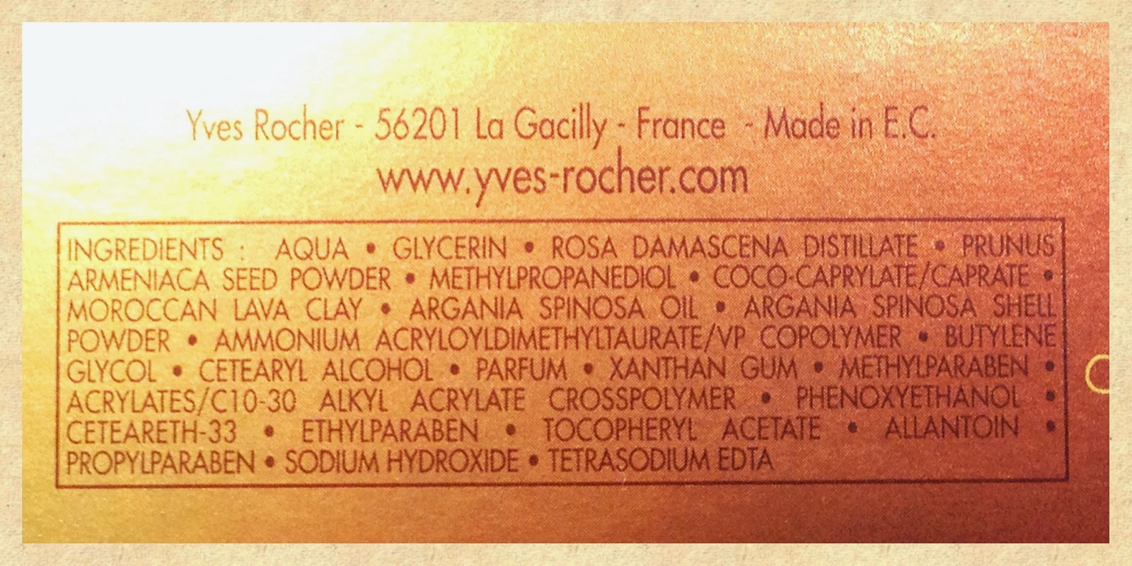 L Exfoliant Oriental D Yves Rocher Coups De Coeur De Mumu