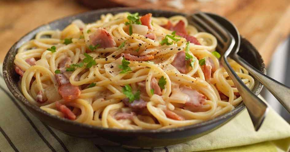 Resepi Spaghetti Carbonara Cheese - J Kosong v