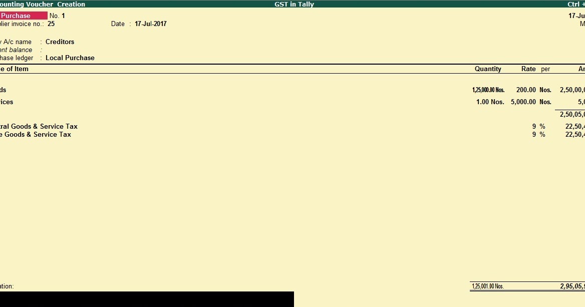 How to Enter Purchase Voucher Under GST?