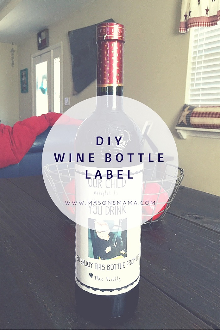 {Wine Bottle Label for Teacher // DIY} HALL AROUND TEXAS