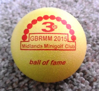 Photo of the Midlands Minigolf Club's Ball of Fame