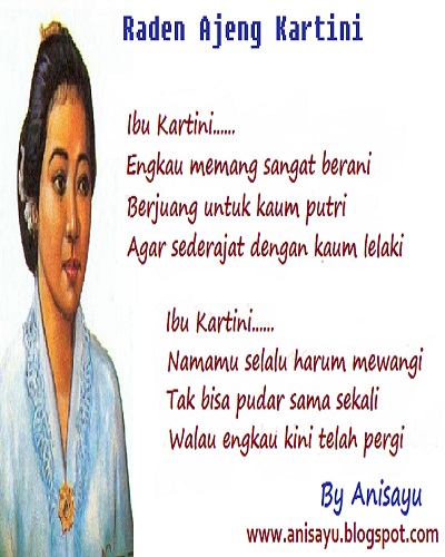 Puisi Ibu Kartini 3 Bait