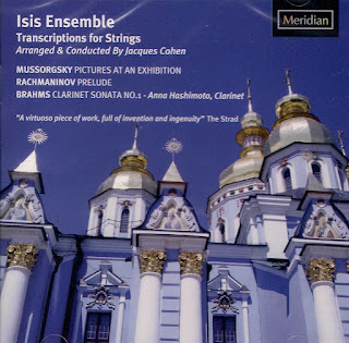 Isis Ensemble - Transcriptions for Strings - Jacques Cohen - Meridian