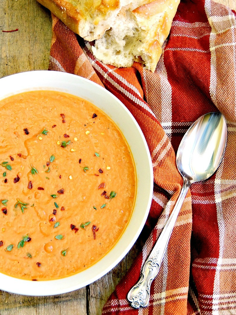 Creamy Tomato Soup (Dairy Free) Bobbi's Kozy Kitchen