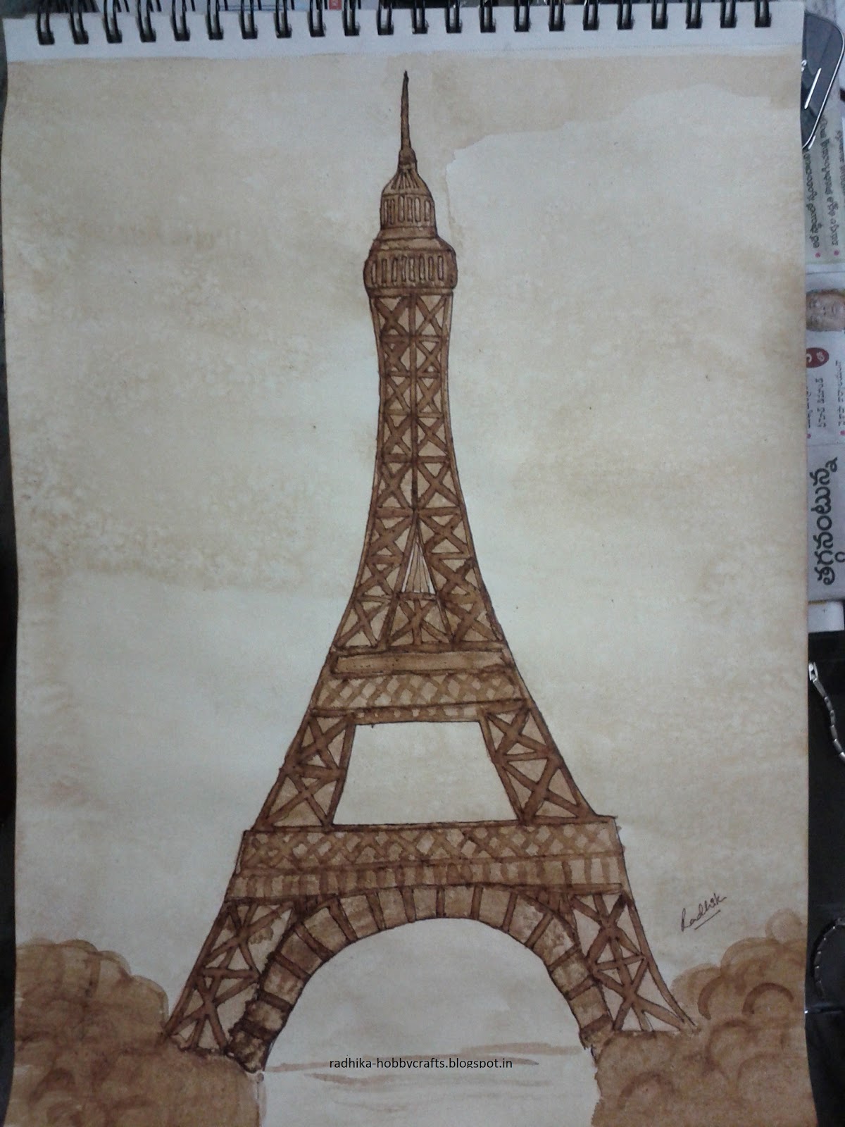 Hobby Crafts :): Coffee painting