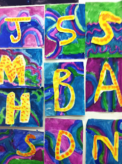 Art at East, Union and more...: Initial Art - First Grade