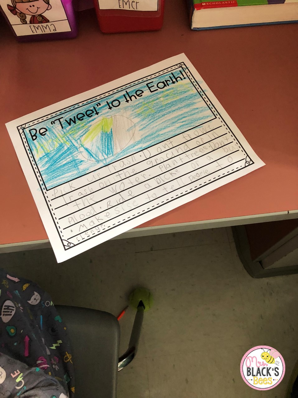 Earth Day Craft and Writing | Mrs. Black's Bees