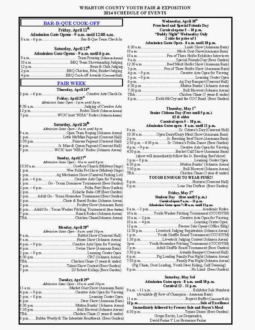 Wharton Chamber of Commerce 2014