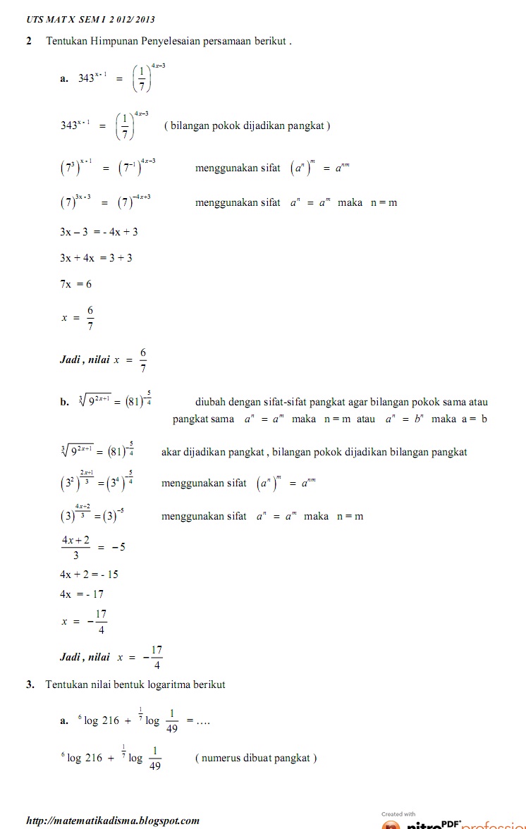 Most Wanted Soal Dan Pembahasan Induksi Matematika Pdf