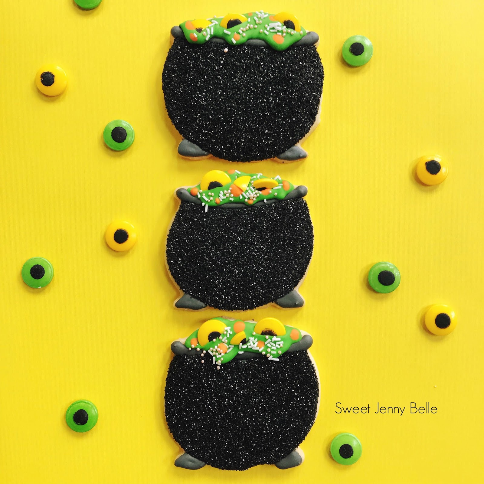 Halloween Cookies Witch Cauldrons Sweet Jenny Belle Easy