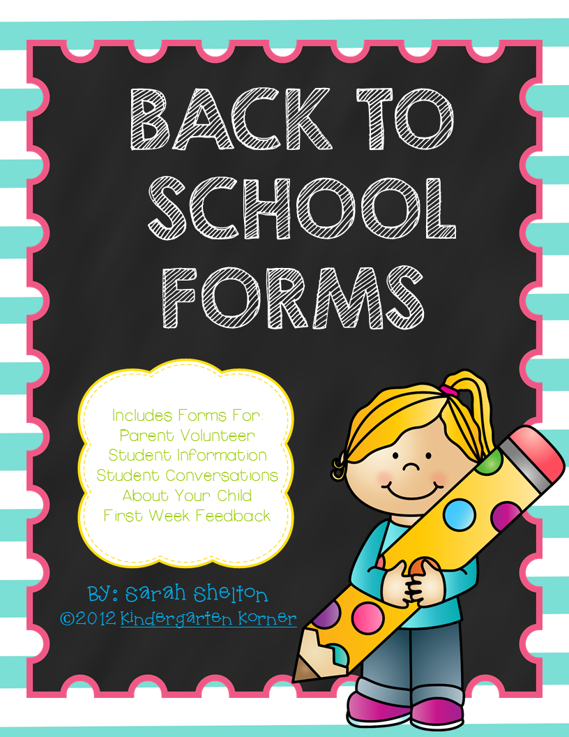 http://www.teacherspayteachers.com/Product/5-Back-to-School-Forms-289899